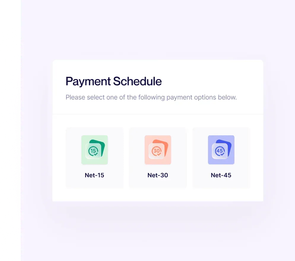 Receive invoices