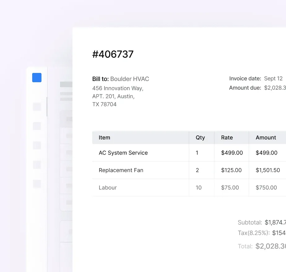 Receive invoices